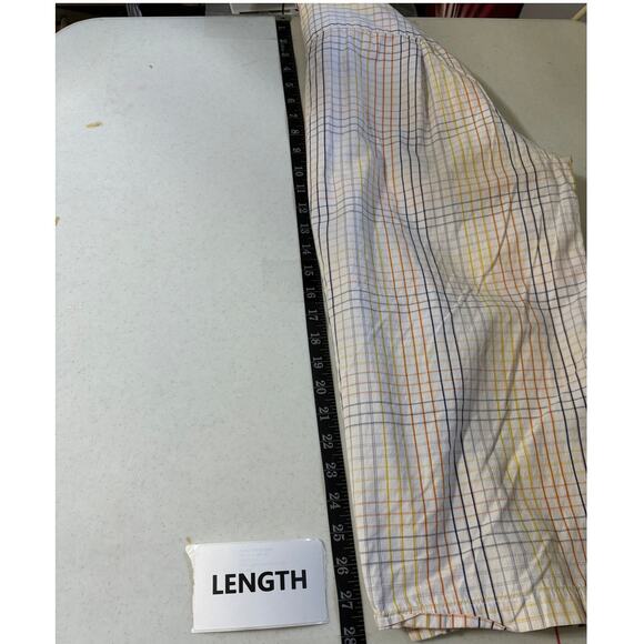 Giffini Men's Plaid Short Sleeve Button-Down Shirt Size Large - Casual - Picture 7 of 10